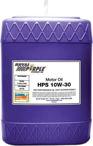 Vista 16 de RAceite de motor royal Purple HPS Alto Rendimiento Street sintético , 5W-20, 1 Cuarto de galón
