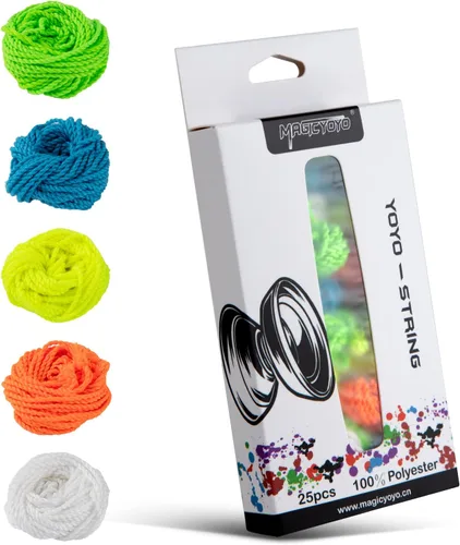 Vista 6 de MAGICYOYO Responsive YoYo K2-Plus Crystal Green + 25 Cuerdas Yoyo