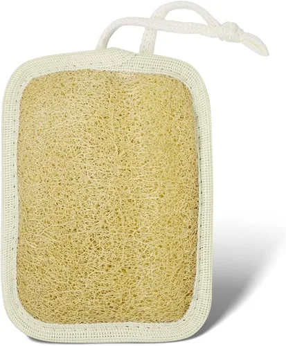 Vista 7 de 4 piezas – Lamina Natural-Orgánica, esponja de lufa, exfoliante corporal, esponja de ducha Beth Loofah