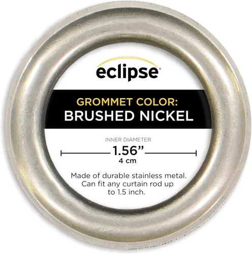 Vista 8 de Eclipse Dutchess - Cortinas 100% opacas con ojales, cortinas de ventana con aislamiento térmico para sala de estar, dormitorio o sala de prensa