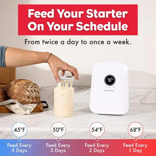 Vista 4 de Brod & Taylor Sourdough Home + Tarro básico de masa madre (paquete)