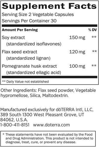 Vista 2 de DoTerra - Complejo Esencial de Fitoestrógenos para Mujeres - 60 Cápsulas