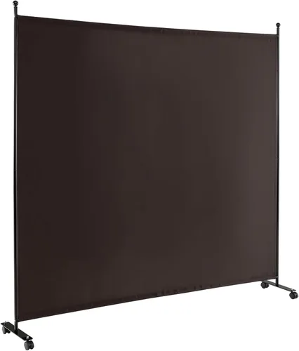 Vista 21 de Giantex Divisor de Habitación Panel Individual Grande, 73''A x 73''Al Pantalla de Privacidad con Ruedas Bloqueables, Panel Divisor de Habitación