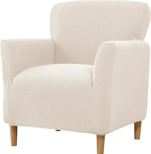 Vista 24 de XMAYODS Funda para silla de club, funda para silla de bañera, fundas suaves y redondas para silla de sofá, fundas de sofá con parte inferior #1