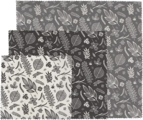 Vista 5 de Ecologie Cera de abeja reutilizable para almacenamiento de alimentos con estampado de cítricos, envoltura extra grande, 17 x 22.75 pulgadas