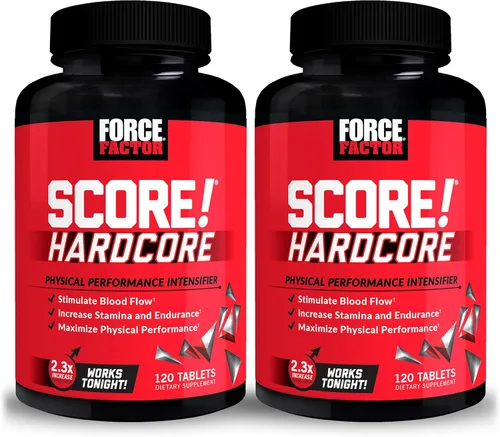 Vista 12 de Force Factor Suplemento potenciador de óxido nítrico Hardcore para hombres con L-citrulina, yohimbe, maca negra y vitaminas B para aumentar