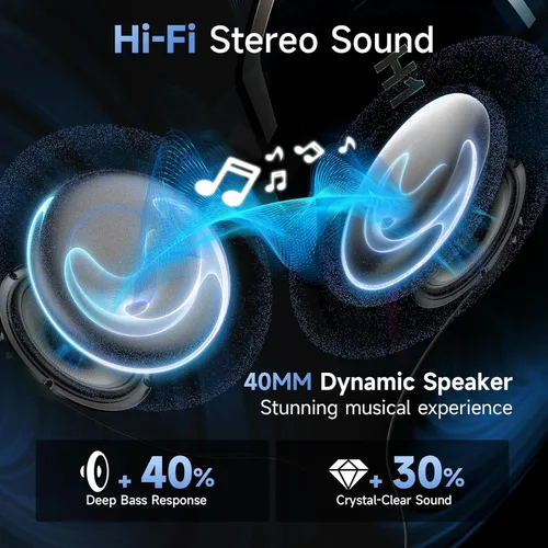 Vista 2 de Moman Auriculares de intercomunicación para motocicleta, H1, paquete de 2 sistemas de comunicación inalámbricos 5.0, asistente de voz AI, IP67