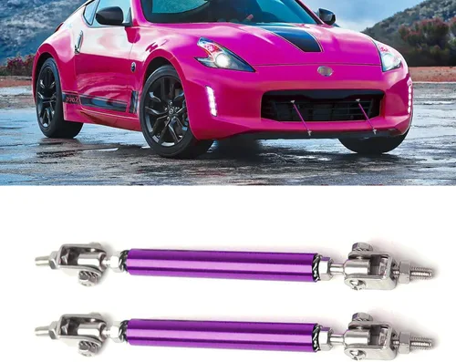 Vista 10 de X xotic tech - Juego de 2 barras de sujeción ajustables de 6 a 9 pulgadas, para divisor de parachoques delantero, compatible con la mayoría