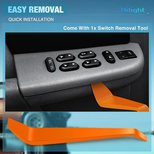 Vista 4 de Nilight Power Master - Interruptor de Ventana Compatible con Ford F-150 2004 2005 2006 2007 2008, Expedition 2003-2006, Crown Victoria y Mercury