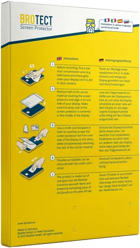 Vista 4 de brotect Película protectora de pantalla de vidrio compatible con Google Pixel 6a, protección 9H de lámina de vidrio