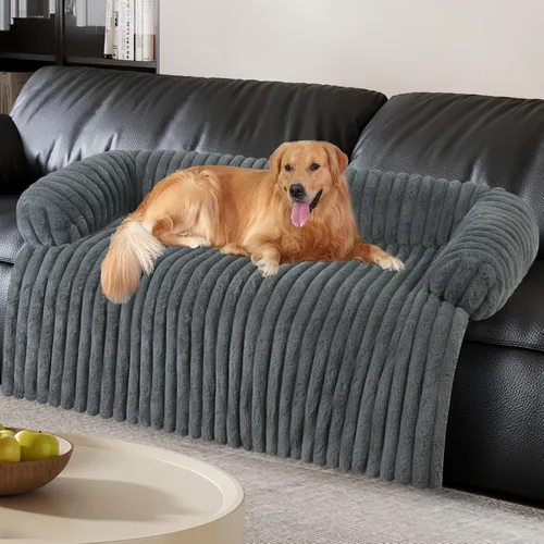 Vista 16 de Wn's Day Cama Lujosa de Sofá para Perros, Funda Calmante Lavable de Sofá para Perros, Protector de Sofá Removible para Perros, Cama de Sofá