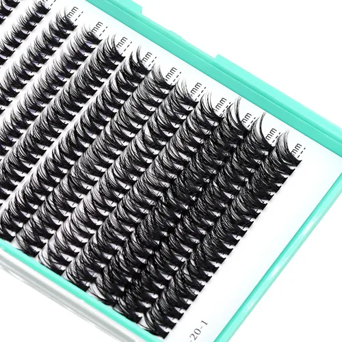 Vista 61 de Bodermincer 7D/10D/20D/30D/40D/50D/60D/80D/100D Rizo D, 240 unidades, extensiones de pestañas postizas, individuales y en racimo, pestañas falsas