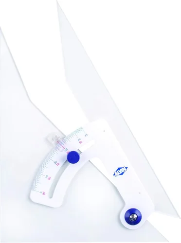 Vista 5 de ALVIN Triángulo ajustable de 8 pulgadas, modelo 108CB hecho de acrílico de alto impacto, con tornillo de aluminio y borde de entintado, incluye