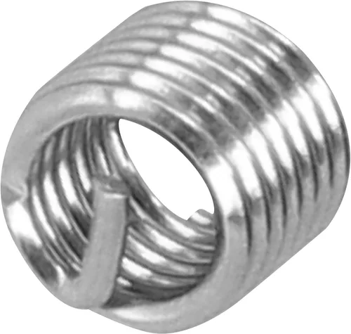 Vista 2 de 100 piezas de insertos de reparación de roscas M6 x 1 helicoidal, fundas de rosca métricas de acero inoxidable con diferentes longitudes para elegir
