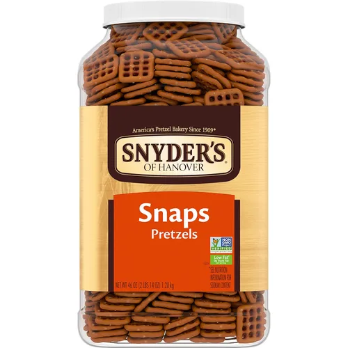 Snyder's de Hanover Galletas tipo pretzel, lata de 46 Oz