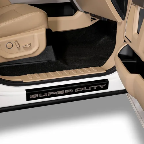 Vista 5 de Putco Bronco - Juego de 2 placas para umbral de puerta, color negro, para Ford Bronco de 2 puertas 2021-2025