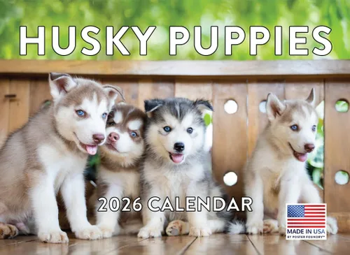 Vista 28 de Calendario de pared mensual 2025 Great Dane de 12 meses, fabricado en Estados Unidos