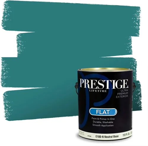 Vista 83 de PRESTIGE Pintura interior e imprimación en uno, salpicaduras acuosas, cáscara de huevo, 1 galón