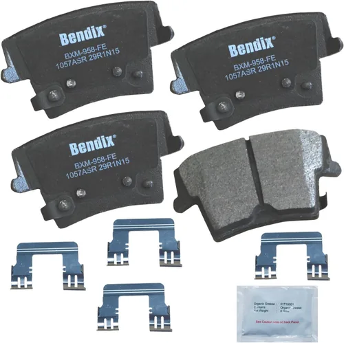 Vista 279 de Pastillas de Freno Traseras Cerámicas Bendix Priority1 CFC1510 para INFINITI QX56 2013-2011, QX80 2024-2014, Nissan Armada 2023-2017