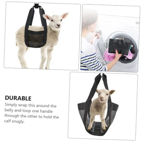 Vista 6 de Herramienta esparcidora de pesaje de animales Aenima Eslinga de pesaje de cordero para animales pequeños Hamaca de pesaje ajustable Escala colgante