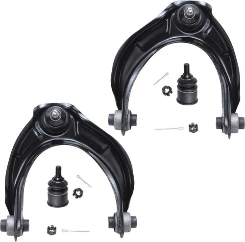 Vista 140 de Detroit Axle - Kit de brazos de control delanteros de 4 piezas para Nissan Cube 2009-2014, Nissan Versa 2007-2012 2 brazos de control inferiores