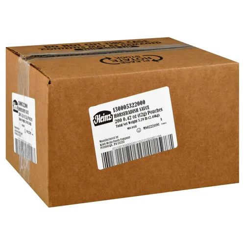 Vista 8 de Heinz Paquete individual de salsa de rábano picante (paquetes de 0.4 onzas, paquete de 200)