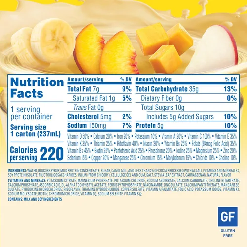 Vista 3 de Carnation Breakfast Essentials Batido Nutricional de Frutas y Proteínas, Tropical, 24 Cartones de 8 fl oz