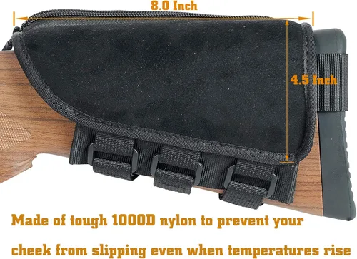 Vista 2 de Soporte para mejillas Buttstock diseñado para escopeta y carcasa de rifle