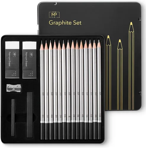 Vista 10 de Mr. Pen - Lápices de dibujo para dibujo, paquete de 14, lápices de grafito para lápices de dibujo