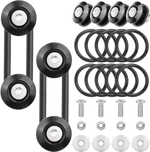 Vista 9 de Soporte de liberación rápida para parachoques, sujetadores de parachoques de liberación rápida JDM Mellbree para parachoques delantero y trasero