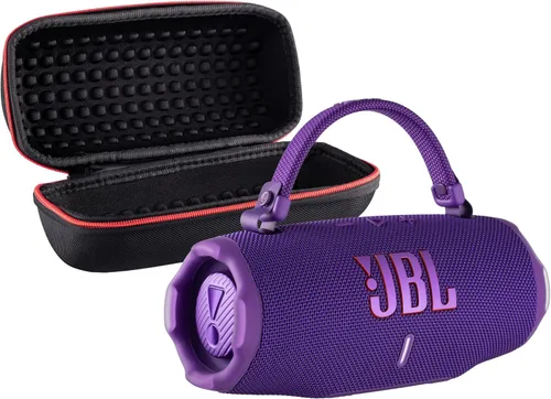 Vista 10 de JBL Charge 6 - Altavoz Bluetooth portátil (negro) IP68 impermeable, a prueba de polvo y caídas, audio inalámbrico al aire libre 28 horas