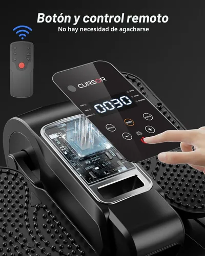 Vista 6 de Under Desk Elliptical Machine, Electric Seated Pedal Exerciser, Quiet Leg Exerciser While Sitting for Seniors, Mini Portable Leg Exercise Machine