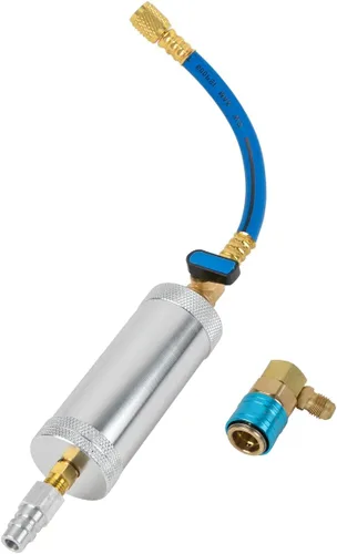 Vista 9 de Inyector de Aceite y Tinte de AC Tipo Atornillado, Herramienta Inyector de Aceite de AC, Kit de Tinte de AC de 2 Oz con Escala, Kit de Recarga