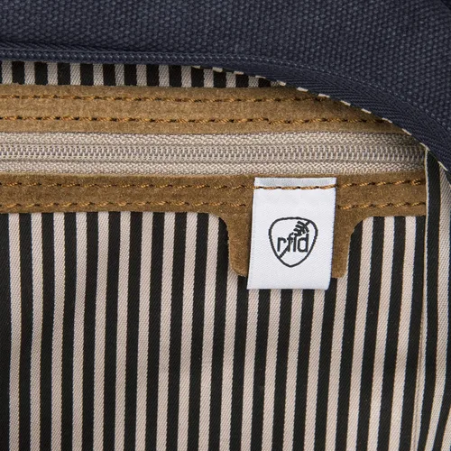 Vista 7 de Travelon Heritage - Mochila antirrobo, Índigo, Mochila antirrobo Heritage