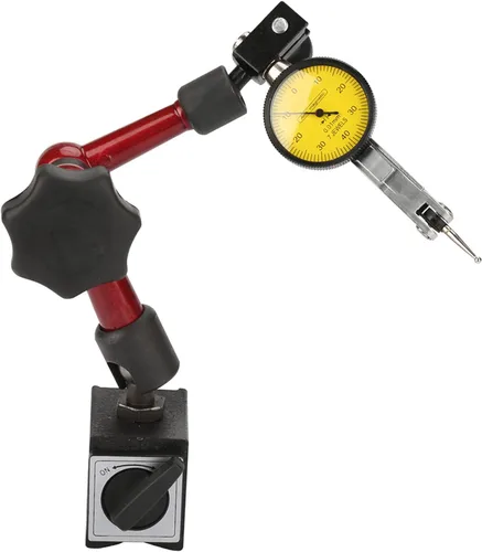 Vista 7 de Maxmartt Indicador de prueba de dial, soporte de base de soporte magnético flexible y fuerte + indicador de prueba de dial de palanca