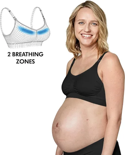 Vista 3 de Medela Keep Cool, Seamless Maternity & Nursing Bras, Breathing Zones, Soft Touch Fabric and Adaptive Stretch