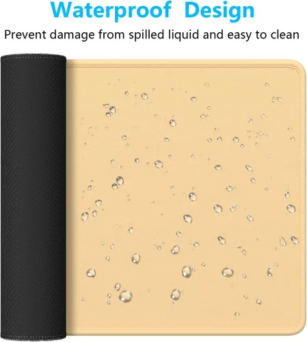 Vista 139 de Dapesuom Alfombrilla grande para mouse, alfombrilla de mouse para juegos extendida con bordes cosidos, alfombrillas de escritorio de tamaño completo