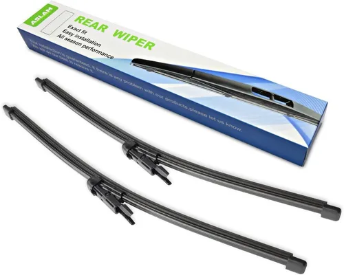 Vista 20 de Limpiaparabrisas trasero, ASLAM limpiaparabrisas trasero tipo E 10A para Toyota Rav4 2013-2017, Jeep Compass 2016-2017 Ajuste exacto (2 unidades)