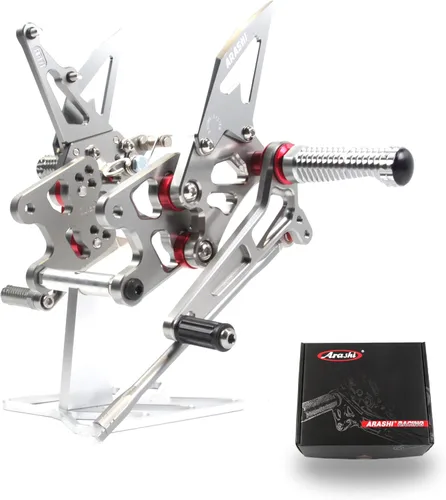 Vista 25 de Arashi (Versión 2.0) Estriberas traseras ajustables para SUZUKI SV650 SV650S SV650X 2016-2023 Accesorios de motocicleta Estriberas reposapiés juego