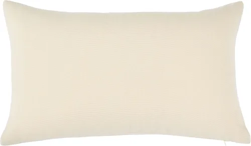 Vista 4 de Mixhug Juego de 2 fundas de almohada decorativas de lino para sofá y cama, cojín lumbar, color beige, 12 x 20 pulgadas