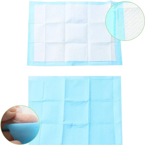 Vista 3 de Payanwin Paquete de 100 cambiadores desechables para bebé, almohadillas desechables impermeables para cambiador de pañales, almohadillas