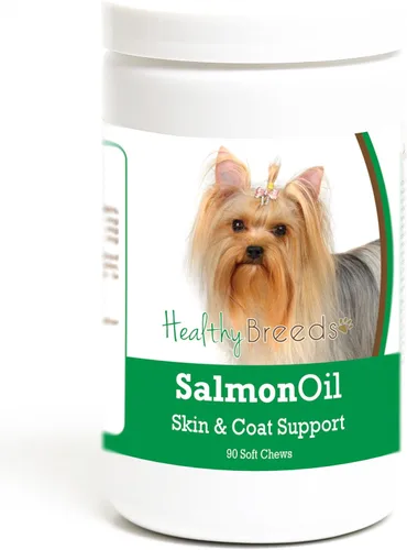 Vista 230 de Healthy Breeds Affenpinscher - Masticables suaves de aceite de salmón, 90