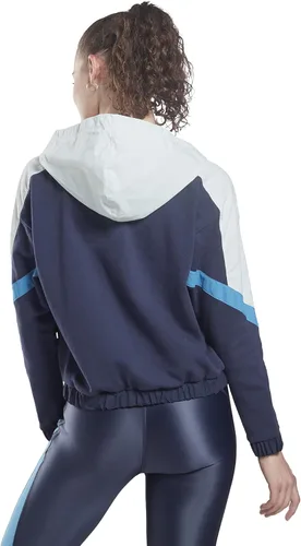 Vista 4 de Core 10 Womens Oversized French Terry Quarter-Zip Hoodie