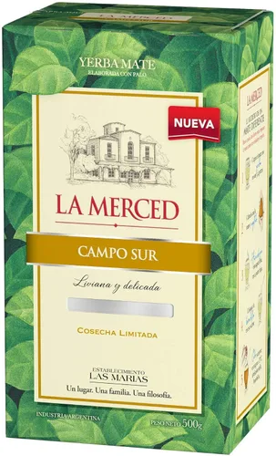 (2 PACK) La Merced Yerba Mate Campo Sur 1.1 Lb. 500 Gr. cada una.