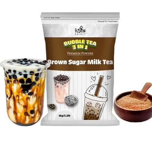 Vista 18 de Fusion Select Polvo de té de 2.2 libras con sabor a té de arándanos, bebida 3 en 1 con crema y azúcar, bebida premezclada instantánea para mezclas