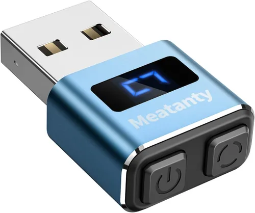 Vista 14 de Meatanty Agitador de Ratón Metálico Pequeño, Movedor de Mouse USB Indetectable, Agitador Automático con Modo Separado y Botones