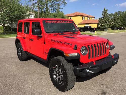 Vista 5 de Antena todoterreno (13 pulgadas) para Jeep Wrangler JK JL Gladiator JT