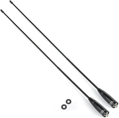 Walkie Talkie Antena para Baofeng UV-5X3 Actualización Tribanda HT Antena 144-220-440Mhz SMA-F Compatible con Baofeng UV-5X3 UV-25X4 UV-82X3 BF-R3