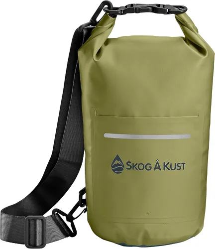 Skog Å Kust DrySak - Bolsa impermeable con tapa enrollable para viajes y al aire libre - tamaños de 5, 10 y 20 litros