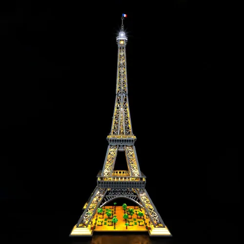 Vista 2 de T-Club Kit de luz LED para (10307 Eiffel-Tower), kit de iluminación compatible con Lego 10307
